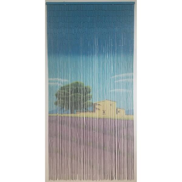 Shop Evideco Bamboo Beaded Curtain Doorway 90 Strings 78 8 H X