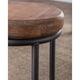 Carbon Loft Horseshoe Reclaimed Wood and Iron Bar and Counter Stools - Thumbnail 7