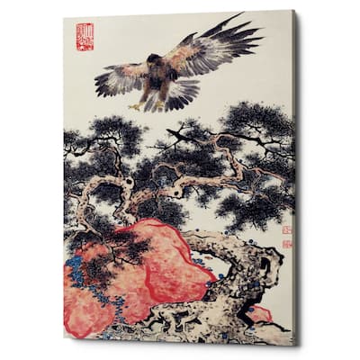 Epic Graffiti "Ready To Land" by River Han, Giclee Canvas Wall Art, 26"x40" - 26" x 40"