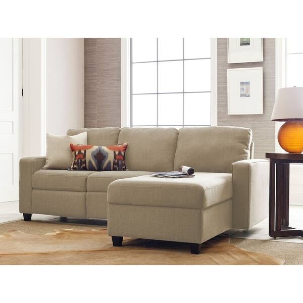 Shop Serta Palisades Reclining Sectional With Right Storage Chaise