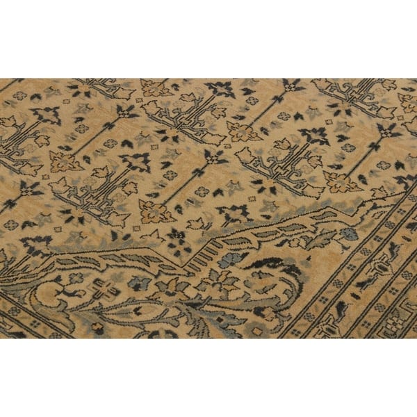Shop Kafkaz Sun Faded Denese Ivory Lt Orange Hand Knotted Rug 10 1 X 13 11 10 Ft 1 In X 13 Ft 11 In On Sale Overstock 23006241