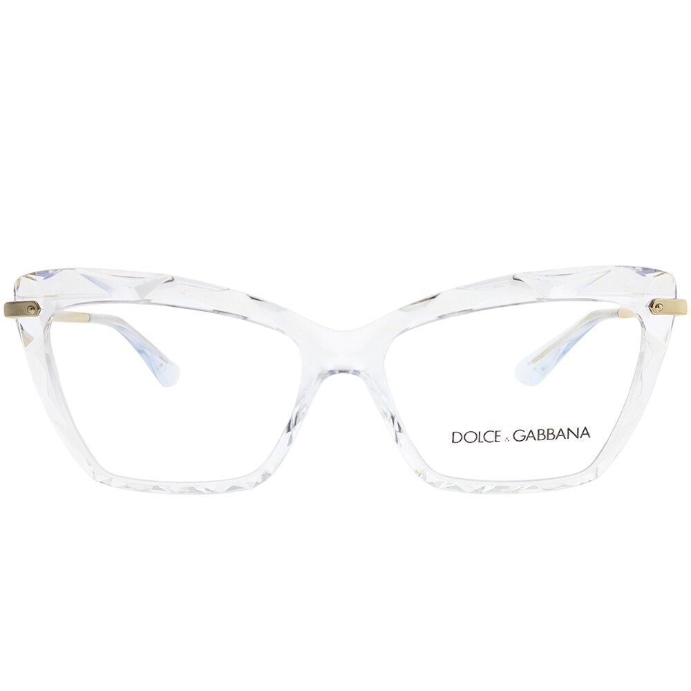 dolce and gabbana clear frame glasses
