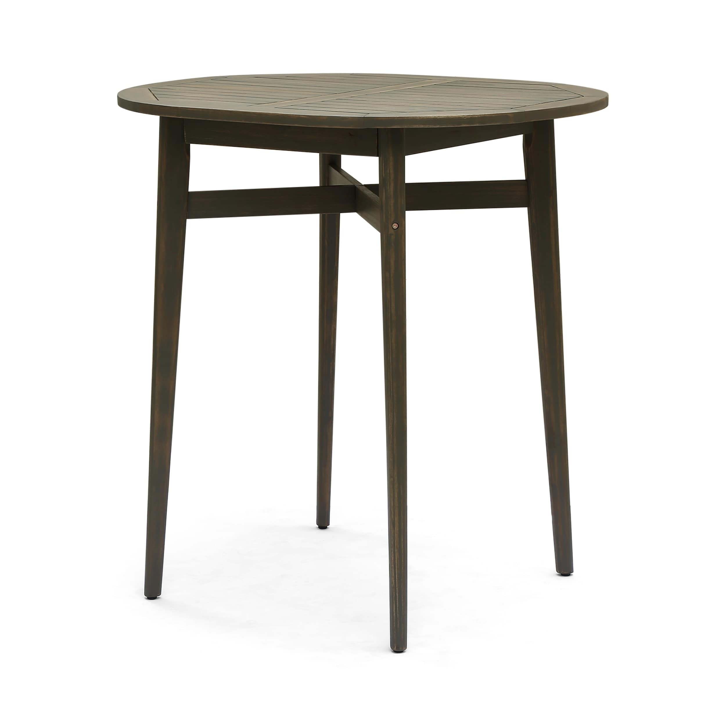 Stamford Outdoor Rustic Acacia Wood Bar Table With Slat Top By Christopher Knight Home Stamford Outdoor Rustic Acacia Wood Bar Table With Slat Top By Christopher Knight Home