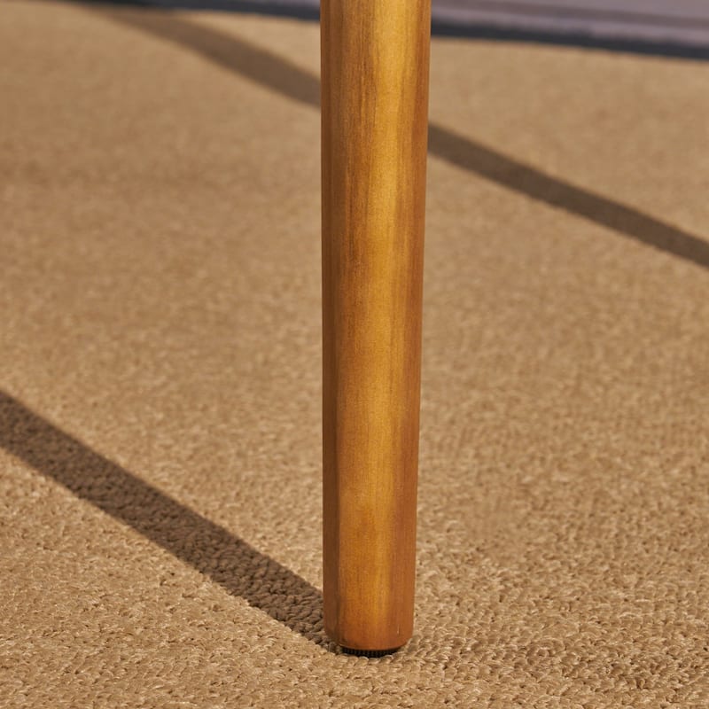 Stamford Outdoor Rustic Acacia Wood Slat Top Bar Table by Christopher Knight Home - 39.75"L x 30.50"W x 39.75"H