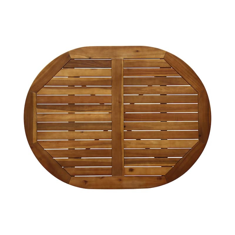 Stamford Outdoor Rustic 5 Piece Acacia Wood Bar Set by Christopher Knight Home