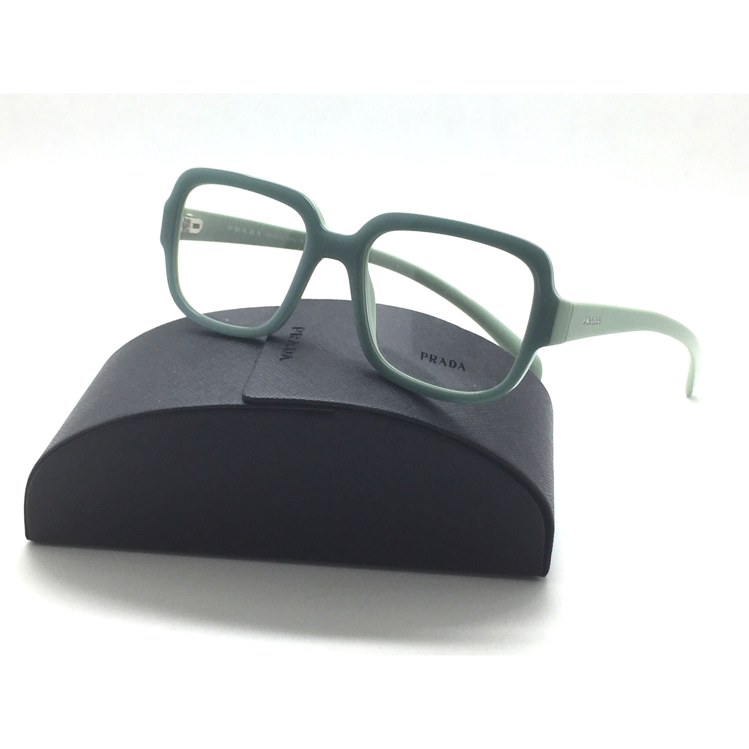 prada eyeglasses green