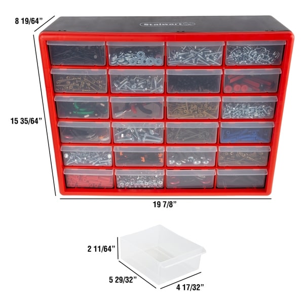 Metal Cabinet Box 16 Drawer Storage Bins Screws Etc Vehicle Parts