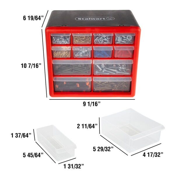 Shop Storage Drawers Compartment Organizer Desktop Or Wall Mount