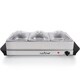 NutriChef PKBFWM21 Hot Plate Food Warmer & Buffet Server Chafing Dish Set Portable Steel - Thumbnail 0