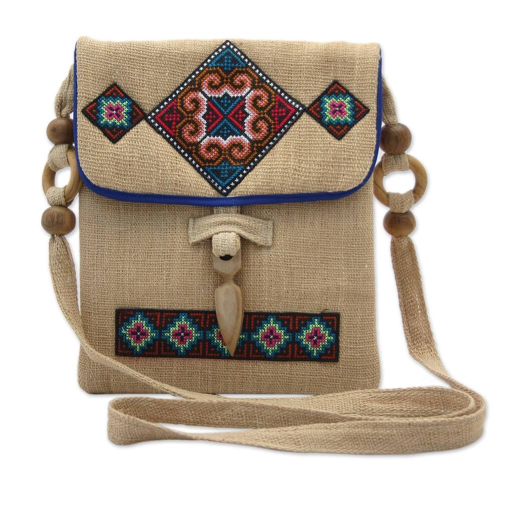 Handmade Miracle Earth Crossbody Mini Bag (Thailand)
