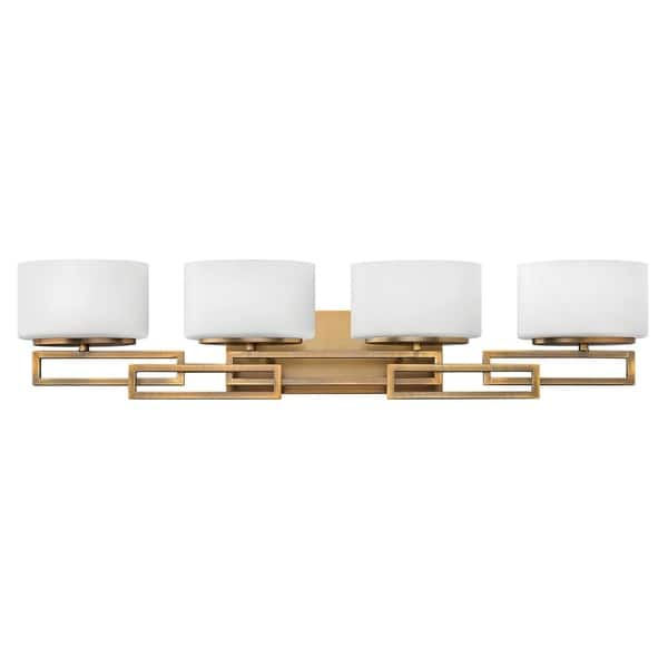 Hinkley Lanza 4-Light Vanity Light in Brushed Bronze