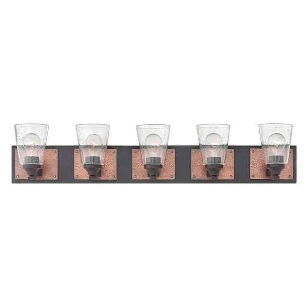 Hinkley Jackson 5-Light Vanity Light in Buckeye Bronze Hinkley Jackson 5-Light Vanity Light in Buckeye Bronze
