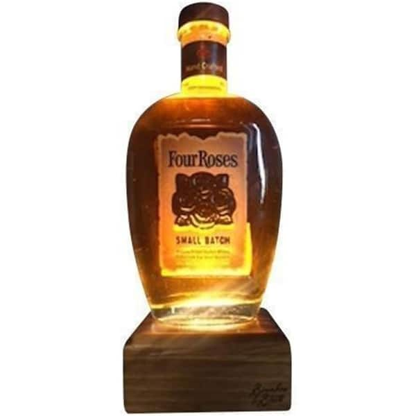 Shop Reclaimed Bourbon Whiskey Bottle Liquid Desk Lamp Four