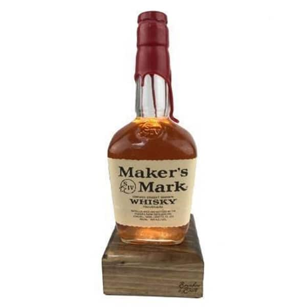 Makers Mark Bourbon Bottle Lamp