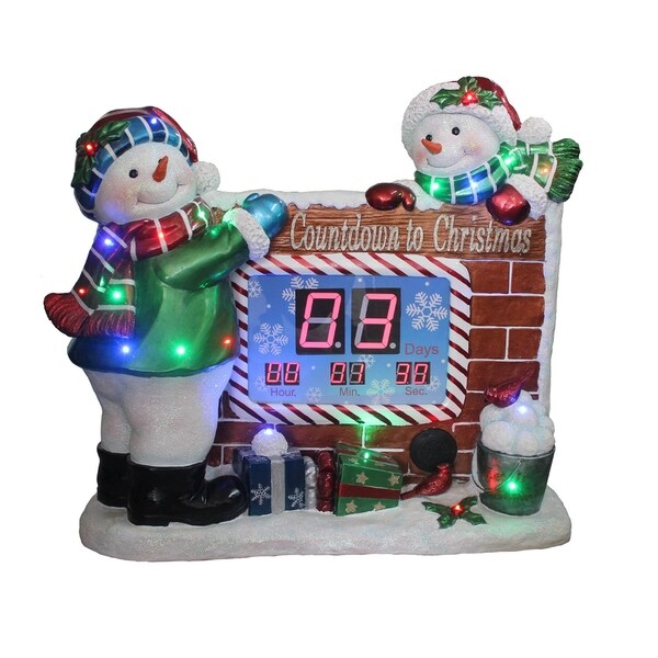 Shop 32 Christmas Countdown Clock Free Shipping Today Overstock 