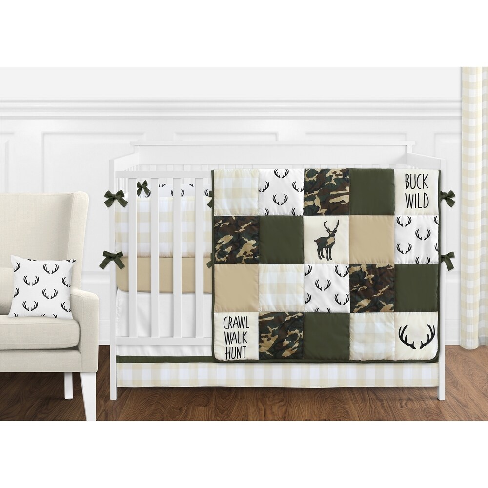 green nursery bedding