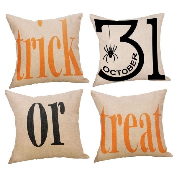 Trick or Treat Halloween Cotton Linen