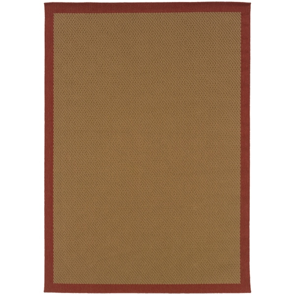 Rectangle Rug/ Lanai 2 Ft. 3 In. X 7 Ft. 6 In./ Outdoor/ Border - 2'3" x 7'6"