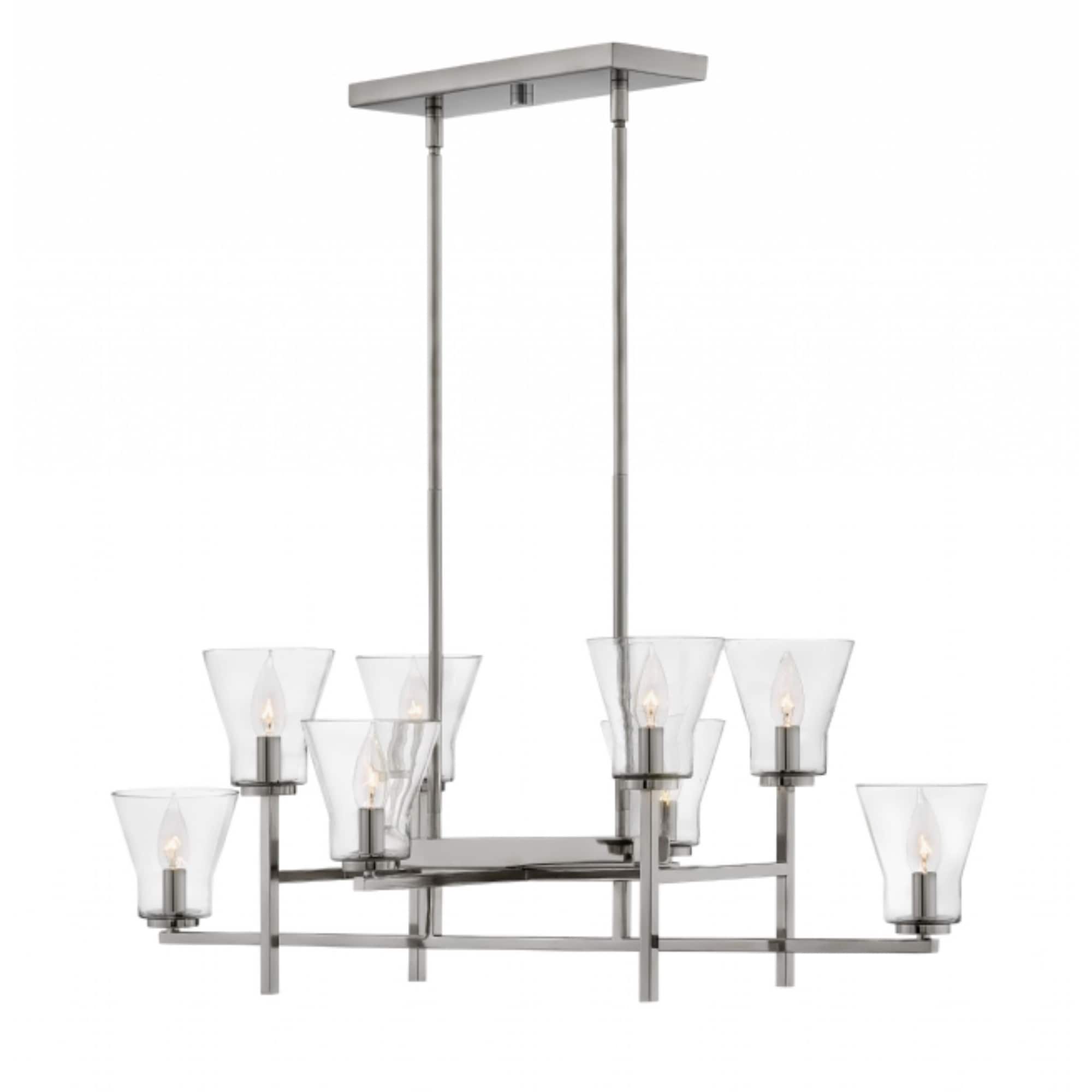Hinkley Arden 8-Light Chandelier in Polished Antique Nickel - Chandeliers For Bedrooms by Overstock.com