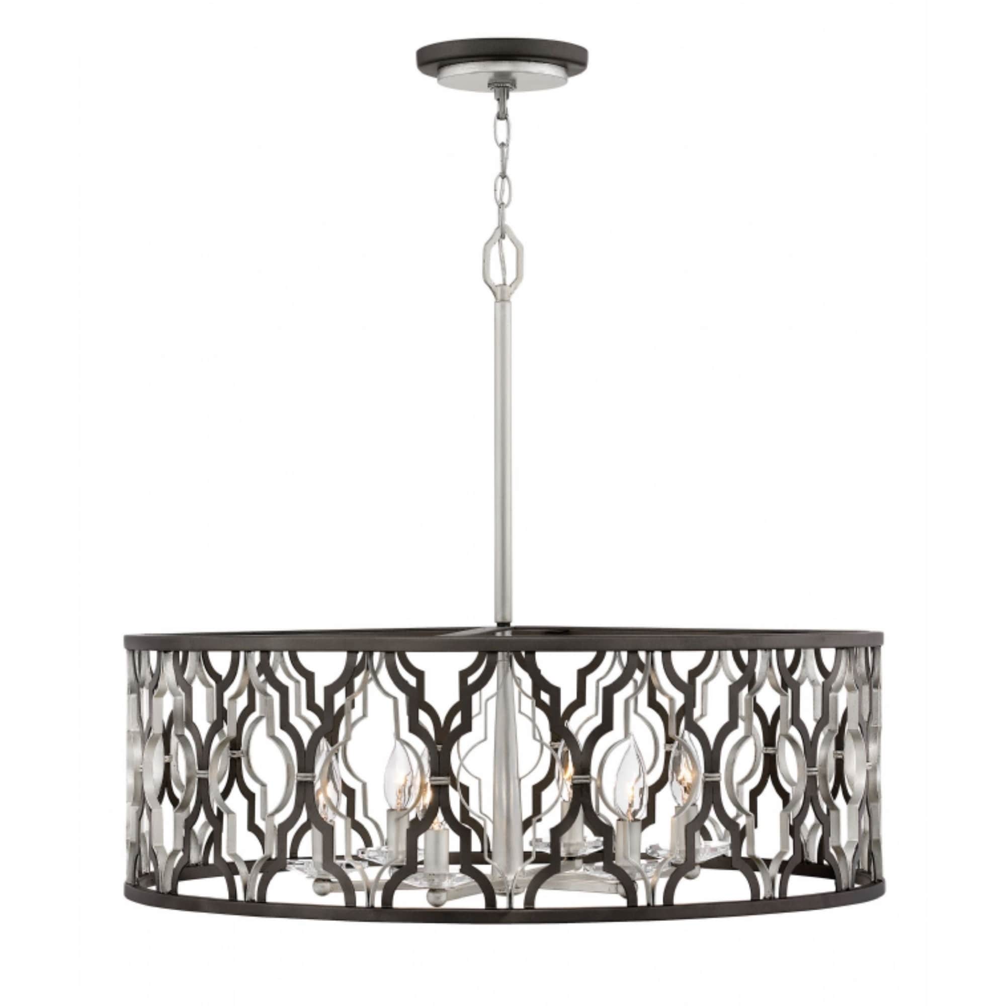 Hinkley Portico 6-Light Chandelier in Glacial Gold - Chandeliers For Bedrooms by Overstock.com