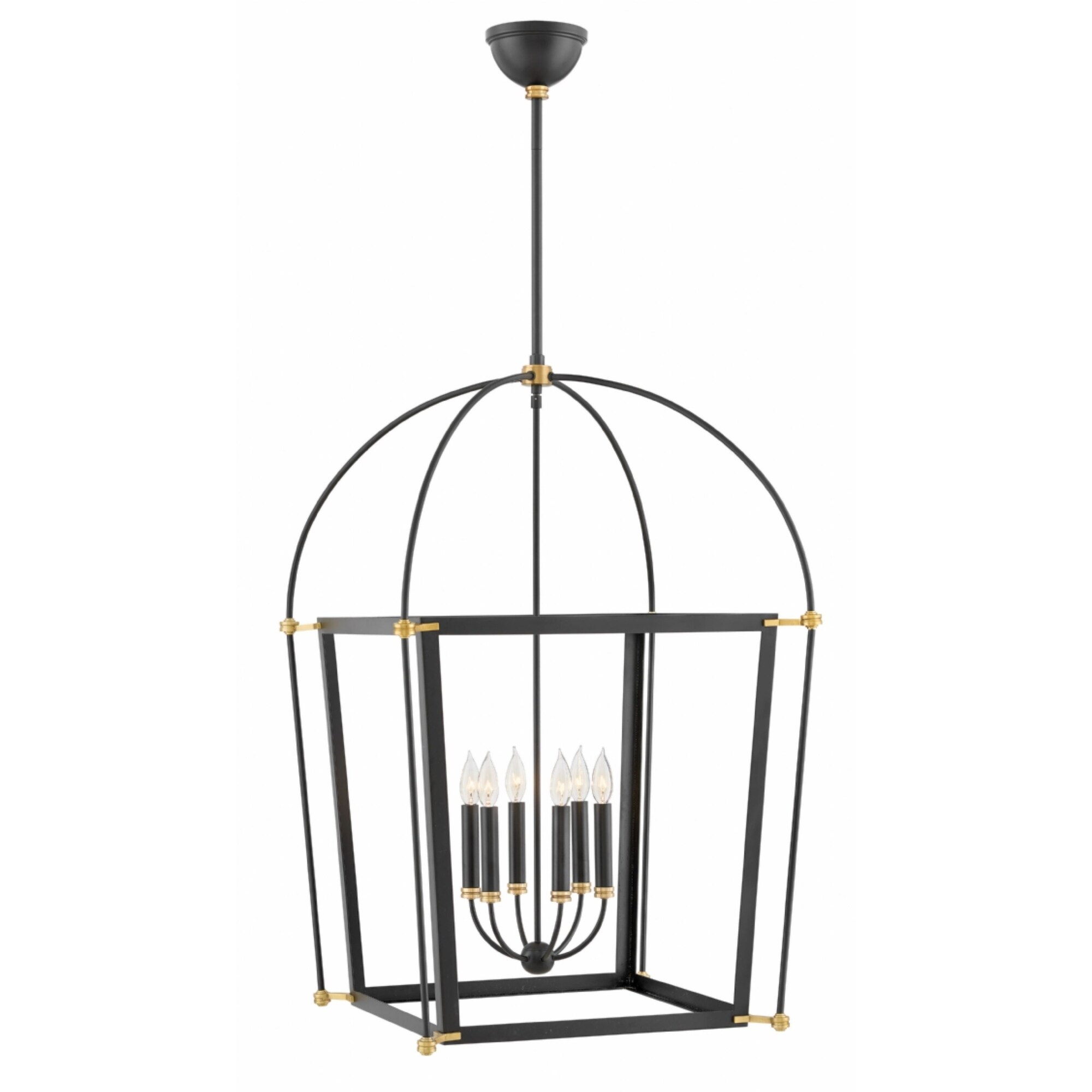 Hinkley Selby 6-Light Chandelier in Black - Chandeliers For Bedrooms by Overstock.com