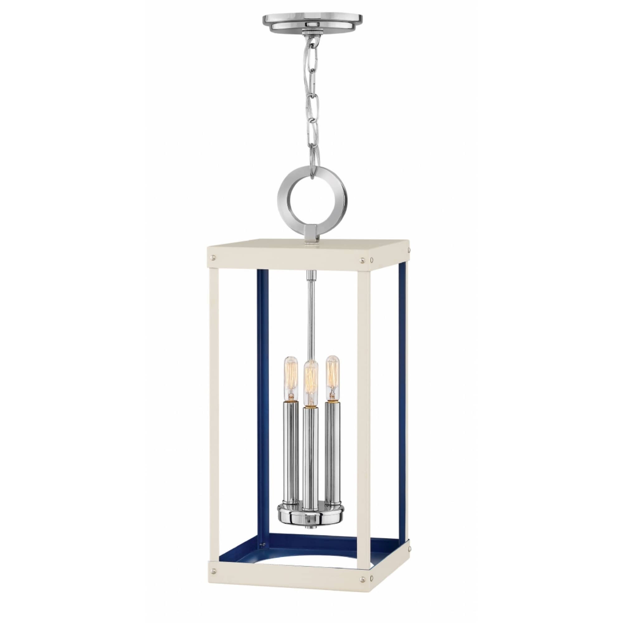 Hinkley Porter 3-Light Chandelier in Polished Nickel - Chandeliers For Bedrooms by Overstock.com