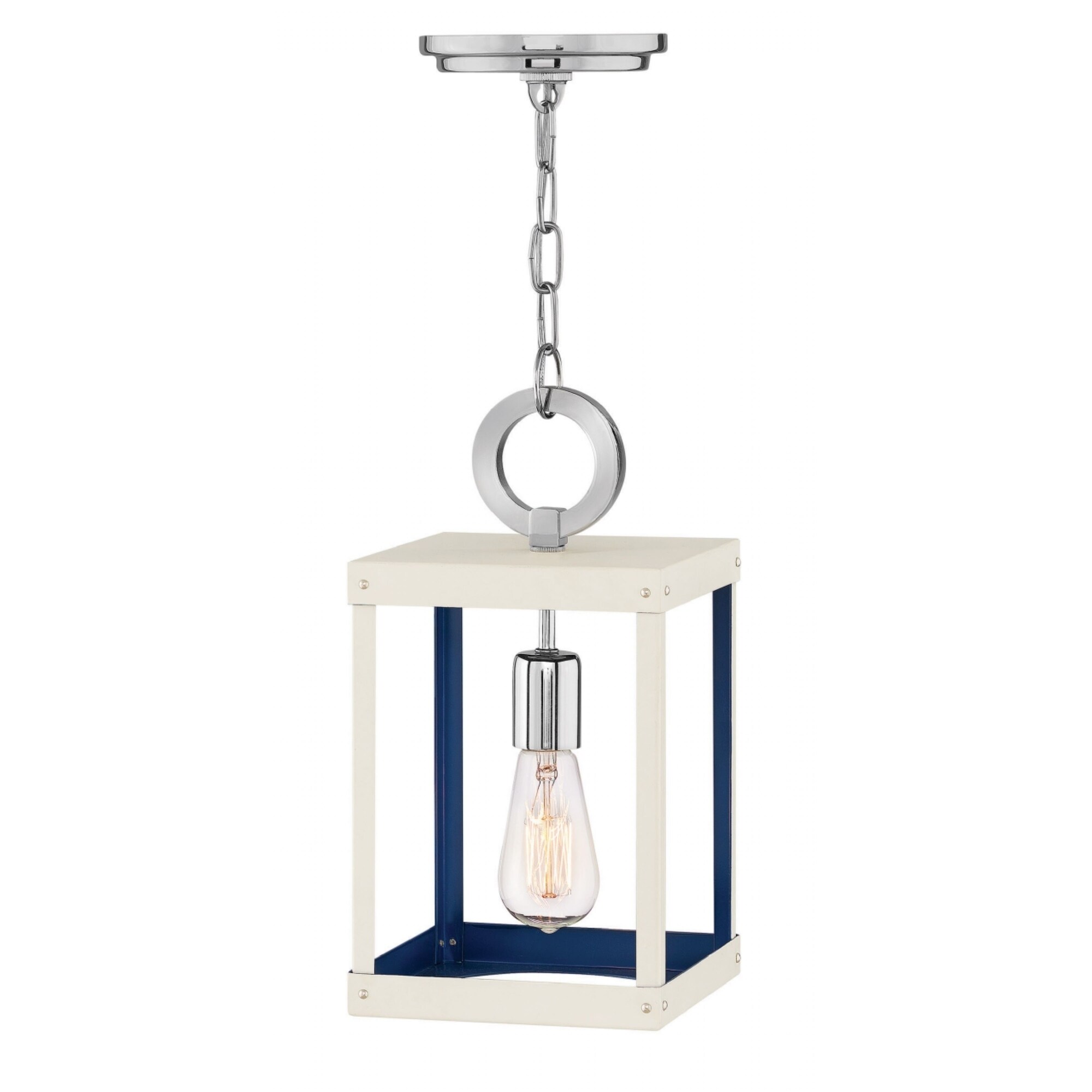 Hinkley Porter 1-Light Chandelier in Polished Nickel - Chandeliers For Bedrooms by Overstock.com