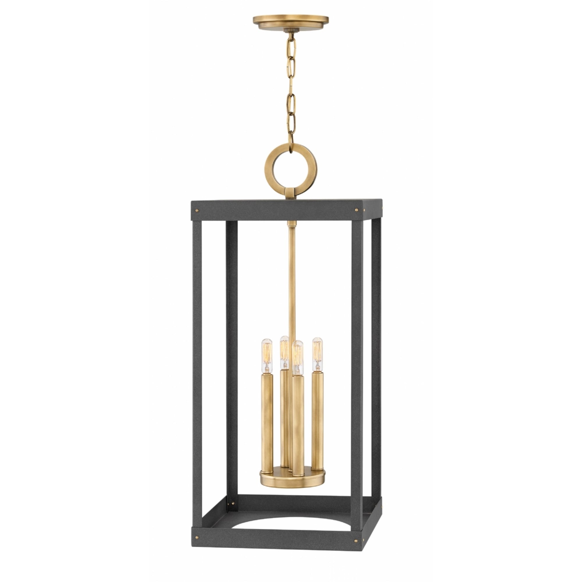 Hinkley Porter 4-Light Chandelier in Heritage Brass - Chandeliers For Bedrooms by Overstock.com