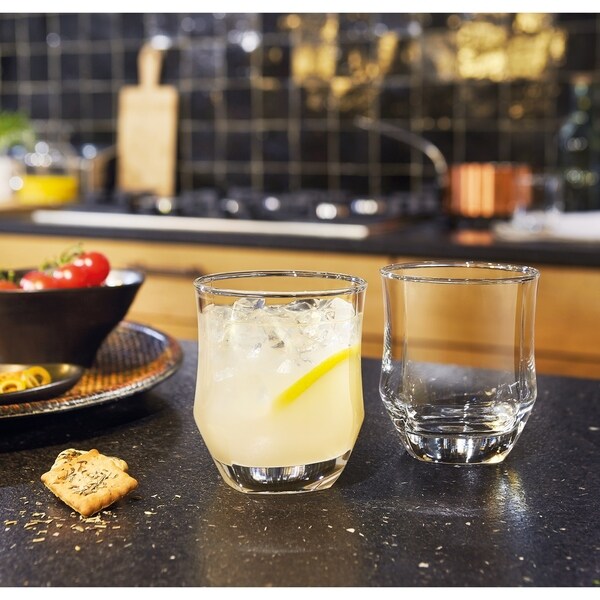 Luminarc Baroque 11.5 Ounce On the Rocks Glass, Set of 4