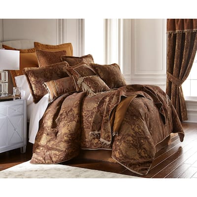 PCHF China Art Brown 3-piece Comforter Set