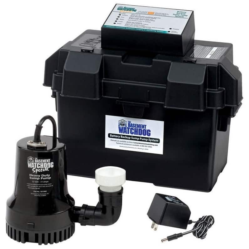 Basement Watchdog 3/10 hp 2600 gph Plastic Submersible Sump Pump Back-Up
