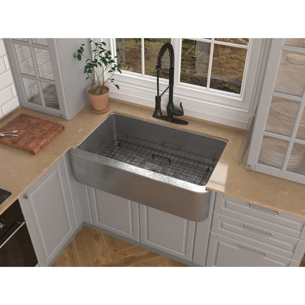 Shop Anzzi Starboard Farmhouse 36 Single Bowl Kitchen Sink