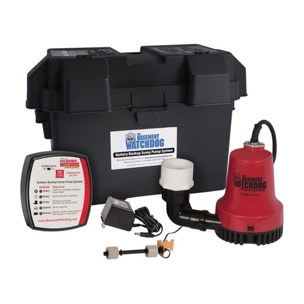 Basement Watchdog 1/4 hp 2000 gph Plastic Submersible Sump Pump Back-Up