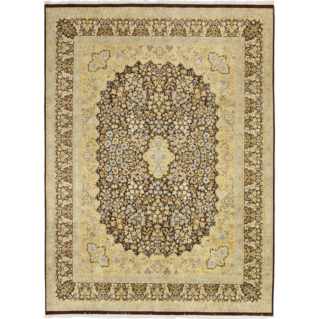 Overton Oushak Brown Area Rug - 9'10" x 13'6"/Surplus
