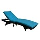 Kinbor 2-piece Outdoor Chaise Lounge Chair All-weather PE Rattan Wicker Chaise Lounge Chair Furniture w/Cushions - Thumbnail 10