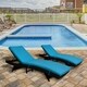 Kinbor 2-piece Outdoor Chaise Lounge Chair All-weather PE Rattan Wicker Chaise Lounge Chair Furniture w/Cushions - Thumbnail 7