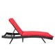 Kinbor 2-piece Outdoor Chaise Lounge Chair All-weather PE Rattan Wicker Chaise Lounge Chair Furniture w/Cushions - Thumbnail 3