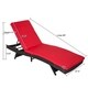 Kinbor 2-piece Outdoor Chaise Lounge Chair All-weather PE Rattan Wicker Chaise Lounge Chair Furniture w/Cushions - Thumbnail 4