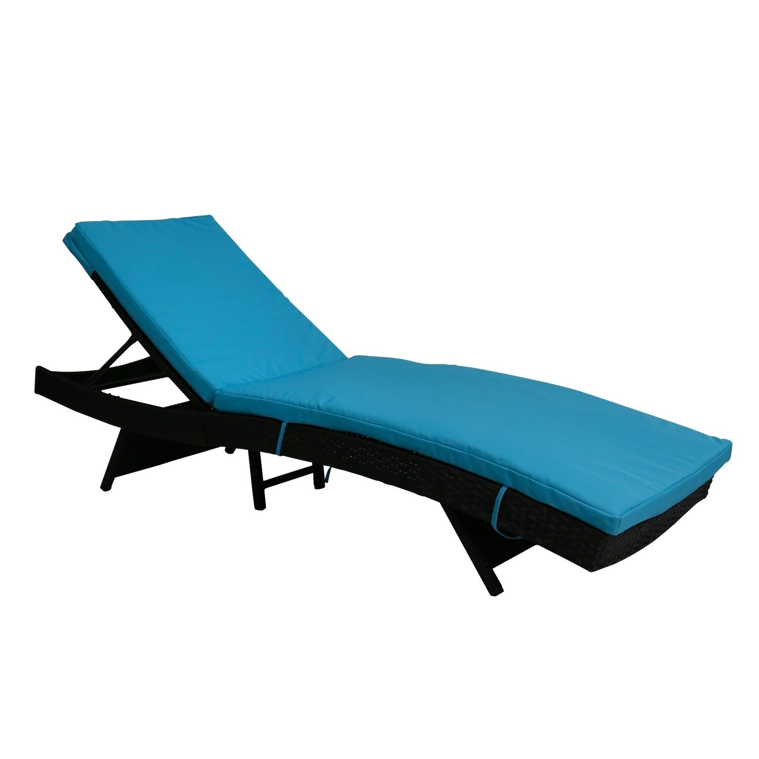 Shop Kinbor Outdoor Patio Adjustable Chaise Lounge Chair All