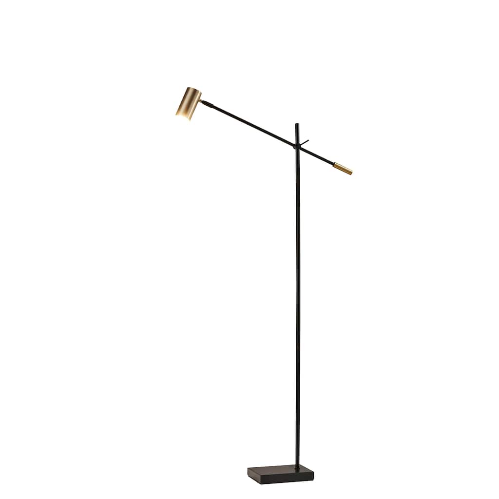 Adesso Collette Adjustable Arm Dimmable LED Floor Lamp