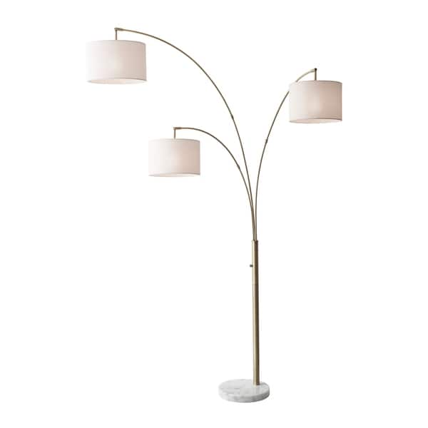 Adesso Bowery 3 Arm Arc Lamp Free Shipping Today Adesso Bowery 3 Arm Arc Lamp Free Shipping Today