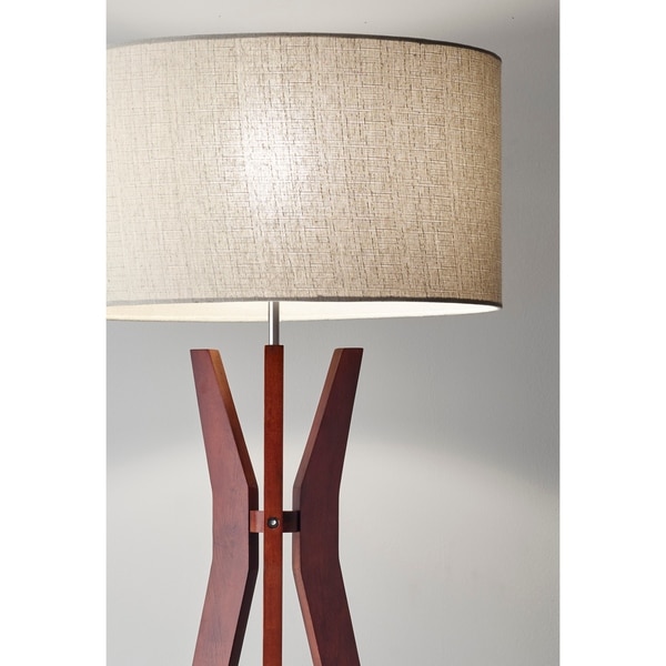 tripod shelf floor lamp