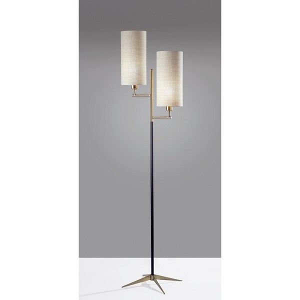 adesso bradbury floor lamp