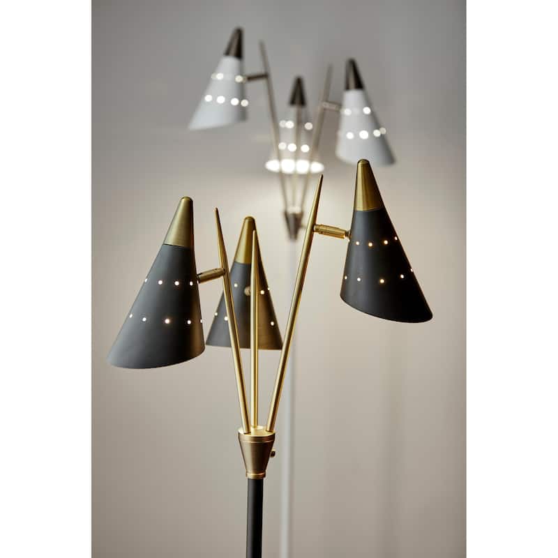Adesso Nadine 3-Arm Floor Lamp