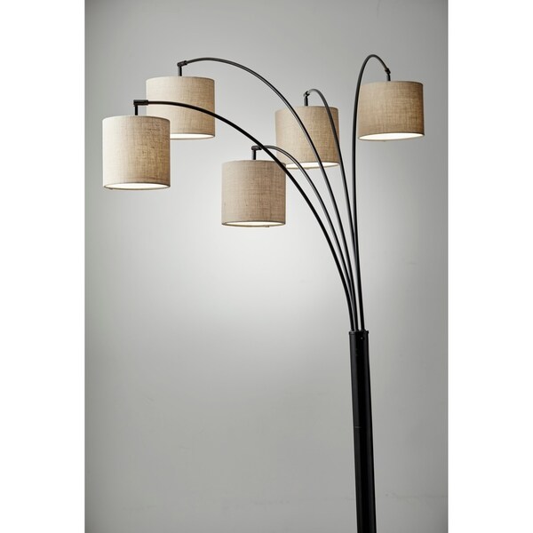 5 arm arch lamp