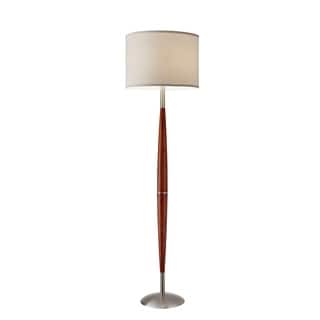 Adesso Hudson Dark Maple Floor Lamp