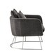 preview thumbnail 7 of 9, Adesso Stanley Soft Textured Fabric Arm Chair