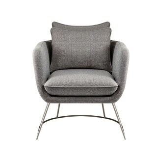 Adesso Stanley Soft Textured Fabric Arm Chair