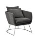 preview thumbnail 6 of 9, Adesso Stanley Soft Textured Fabric Arm Chair