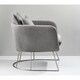 preview thumbnail 4 of 9, Adesso Stanley Soft Textured Fabric Arm Chair